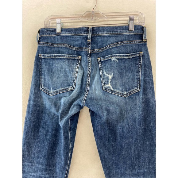 Agolde Luxury boho preppy core chic grunge oversized Jeans Size 25 Distressed - Picture 5 of 15